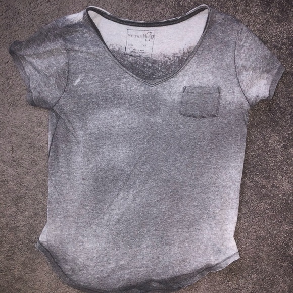 Grey, ombré free people T-shirt - Picture 1 of 3